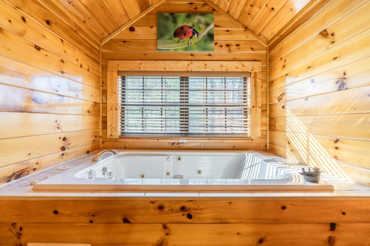 Comfort Cabin Bearway To Heaven W Private Hot Tub 비둘기 포지 외부 사진